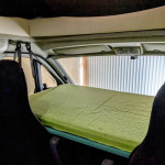lit suspendu pour adulte dans un camping-car ou fourgon Fiat Ducato