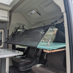 Letto adulto sospeso per furgone, furgone, camper, auto