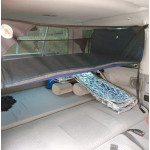 lit enfant 140 cm de longueur avec 2 filets de 40 cm de hauteur dans un VW T4