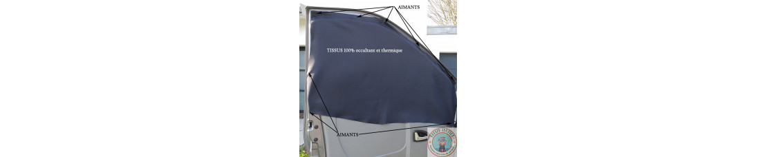 100% blackout and thermal curtains for all leisure vehicles