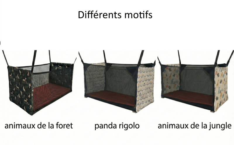 Nouveaux motifs 2026 tissus lit bébé van